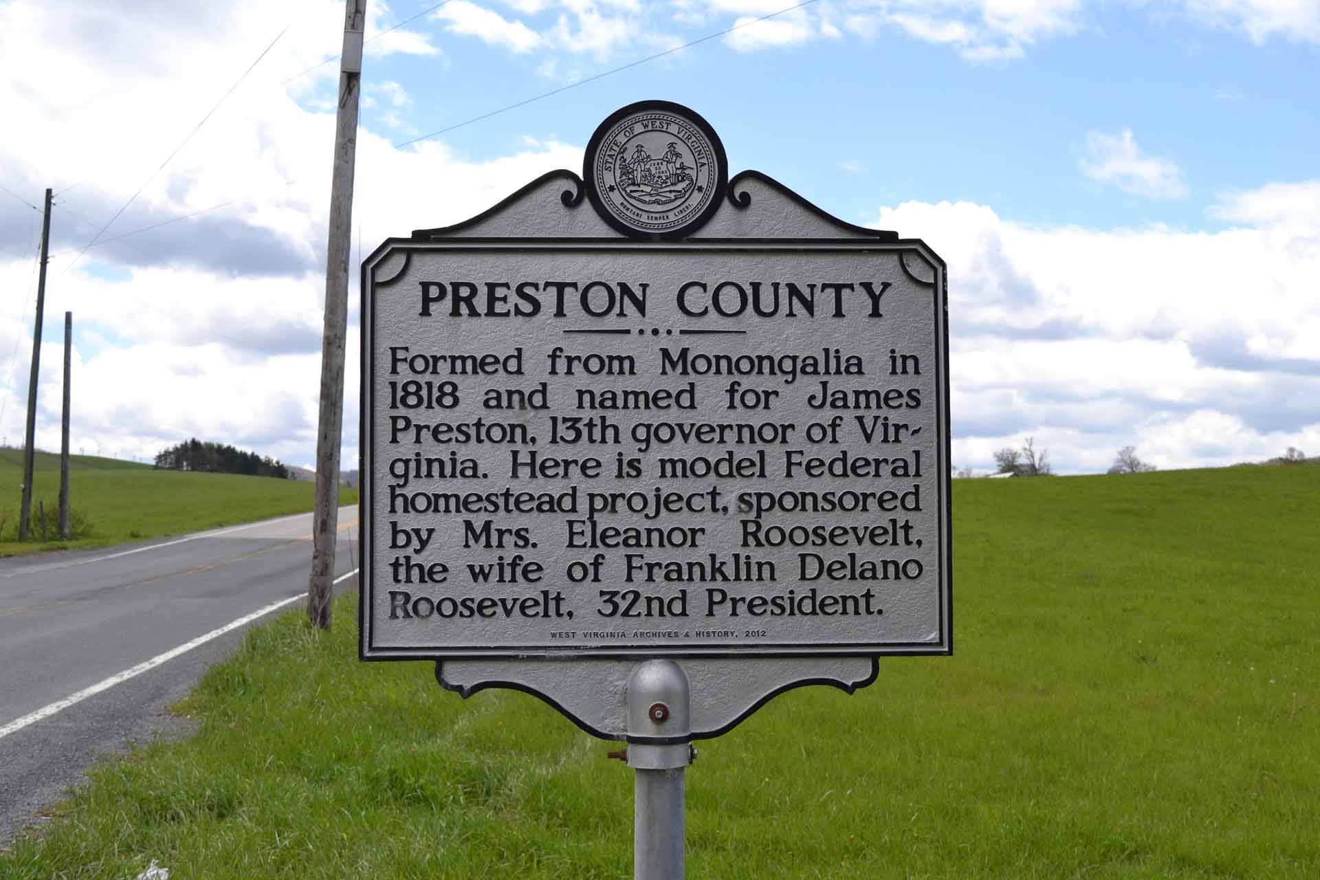 Preston County The West Virginia Historical Markers Project
